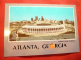 Ilustrata Stadionul din Atlanta Georgia SUA, Necirculata, Fotografie