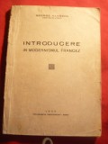 100. G.Hanganu - Introducere in Modernismul Francez -Gandirea Poetica 1944 Prima Editie Tipografia Vesterman Sibiu , 103 pag