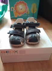 Sandale bebelusi de piele Geox 6-12 luni foto