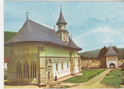 bnk cp Manastirea Putna - Biserica - uzata foto