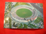 Ilustrata Stadionul din Melbourne , circulat cu Pesti, Circulata, Fotografie