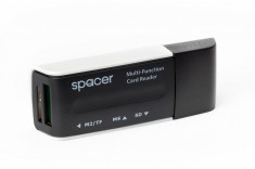 Card Reader extern USB2.0 Spacer SPCR-658 foto