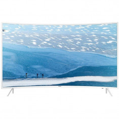 Televizor Samsung LED Smart TV Curbat UE49 KU6510 Ultra HD 4K 124cm White foto