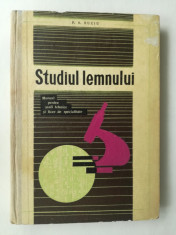 STUDIUL LEMNULUI - MANUAL PENTRU SCOLI TEHNICE SI LICEE DE SPECIALITATE - SUCIU foto