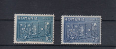 ROMANIA 1938, LP 123 , INTELEGEREA BALCANICA SERIE MNH foto