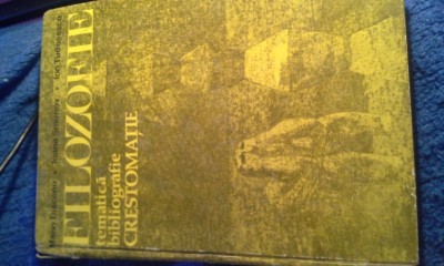 DUACONU ,SMIRNOV,TUDOSESCU,./I FILOZOFIE CRESTOMATIE DE M.DIACONU ,CARTONATA foto