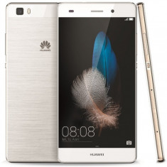 Smartphone Huawei P8 Lite Dual Sim 5 Inch Octa Core 16GB 4G Alb foto