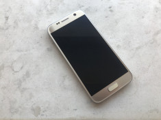 Samsung G930K S7 64GB Gold stare IMPECABILA,ca NOU,necodat - 1349 RON ! Okazie foto