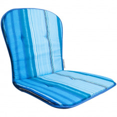 Perna scaun cu spatar Beo, 40x72x1,5 cm, Albastru foto