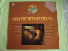 Country Hits Of The &amp;#039;40s - Vinil LP Original West Germany foto