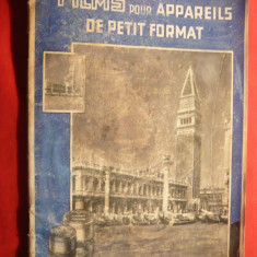 Catalog - Film Agfa- pour appareils de petit format ,46 pag ,tabele . foto