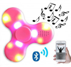 NOU IN ROMANIA! FIDGET SPINNER CU BOXA BLUETOOTH,SUNET HI-FI,SPINER DE VITEZA! foto