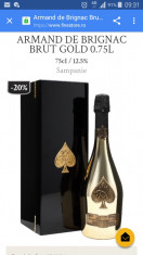 Sampanie- ARMAND DE BRignaC,BRUT GOLD...750cl foto