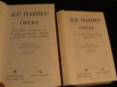 -vol1+2-OPERE- B. P. HASDEU- VOL1-POEZII .PROZA- VOL2-DRAMATURG, FOLKLORIST- foto