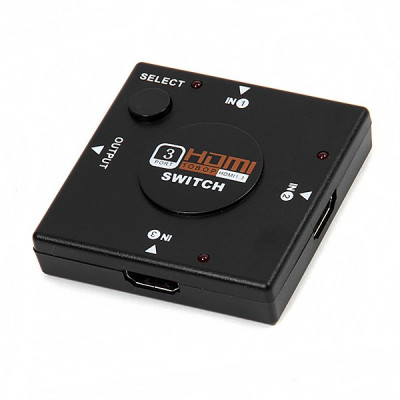 Spliter / Switch / Splitter HDMI / 3 Port IN 1080P Video foto