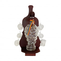 Minibar decorativ vioara cu sticla strugure si 6 paharute CDT-53-OSH foto
