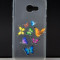 Husa plastic siliconat Design Colour Butterflies Lenovo Vibe C / A2020