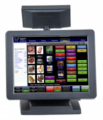 FEC TouchPOS Intel Pentium 4 2.00 GHz 960 MB DDR 2 80 GB HDD Fara unitate optica All-in-one foto