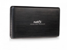 Rack HDD Natec RHINO External USB 2.0 black aluminum foto