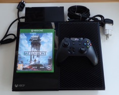 Consola Microsoft Xbox One hard 500Gb + joc Star Wars Battlefront impecabil foto