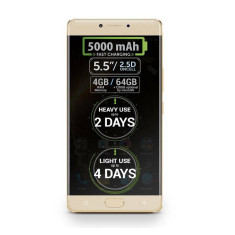 Smartphone Allview P9 Energy 64GB Dual Sim 4G Gold foto