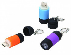 Lanterna LED cu incarcare USB foto