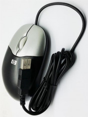 Mouse optic HP, MOAFUO, USB, Silver&amp;amp;Black foto