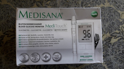 GLUCOMETRU Medisana MediTouch APARATUL ESTE IN STARE FOARTE BUNA . foto