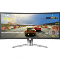 Monitor LED Curbat Gaming BenQ XR3501 35 inch 4ms Black Grey foto