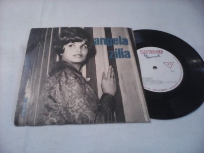 VINIL ANGELA ZILIA ORCHESTRA GEORGE MUZAKIS/TRIO KITARA IN LIMBA GREACA 1967 RAR foto
