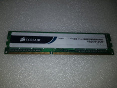 Memorie 2GB DDR3 Corsair 1333MHz CL9 - poze reale foto