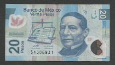 MEXIC 20 PESOS 3 mai 2010 [1] P-122i.1 , polimer foto