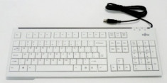 Tastatura Fujitsu, USB, QWERTY, Model KB400 foto
