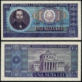 ROMANIA 100 LEI 1966 UNC NECIRCULATA