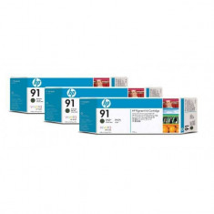 Consumabil HP HP C9480A INK 91 MATTE BLACK CTG 3X775ML foto