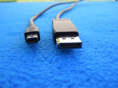 Cablu Mini DisplayPort la DisplayPort Amphenol 1,7m. foto