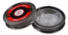 Sarma pentru rezistente Clapton Wire 0.64mm+0.2mm rola 5m foto