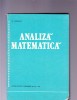 ANALIZA MATEMATICA, 1981, Alta editura