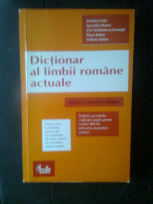 Dictionar al limbii romane actuale - Zorela Creta s.a. (Curtea Veche, 1998) foto