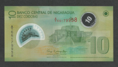 NICARAGUA 10 CORDOBAS 12 septembrie 2007 [1] P-201 , VF+ foto
