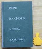 Pagini din gandirea militara romaneasca