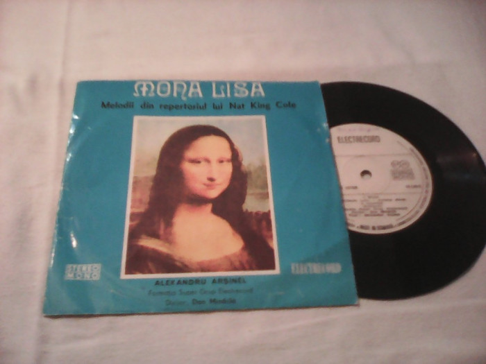 DISC VINIL MONA LISA MELODII DIN REPERTORIUL LUI NAT KING COLE STARE EXCELENTA