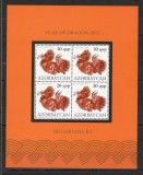 Azerbaidjan.2012 Anul Nou chinezesc:Anul dragonului-coala mica SA.724, Nestampilat