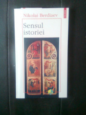 Nikolai Berdiaev - Sensul istoriei (Editura Polirom, 1996) foto