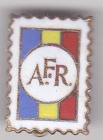 Insigna A.F.R. Asociatia Filatelistilor din Romania foto