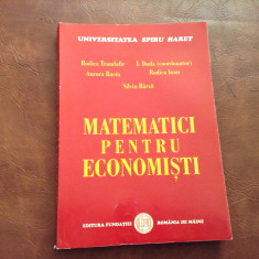 Universitatea Spiru Haret - Matematici pentru economisti ! foto