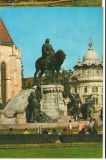 CPI (B8716) CARTE POSTALA - CLUJ-NAPOCA. STATUIA LUI MATEI CORVIN
