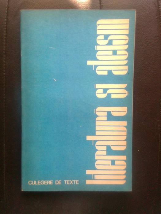 Literatura si ateism - Culegere de texte (Revista Ifjumunkas, 1983)