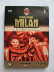 Fotbal A. C. Milan. DVD original din Italia La Grande Storia Del Milan (90min.) foto
