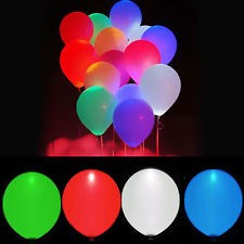 Baloane cu Led - 5 bucati multicolore foto